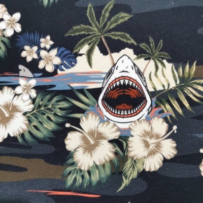 Malha Jersey Algodão SHARK