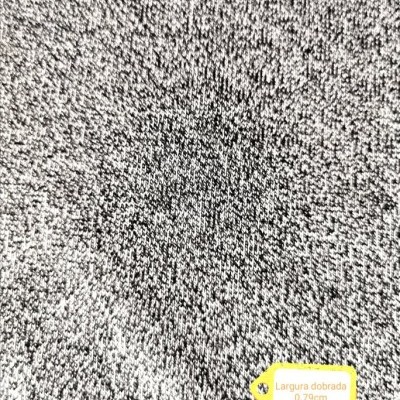 Malha Canelada / Rib CINZENTO & PRETO