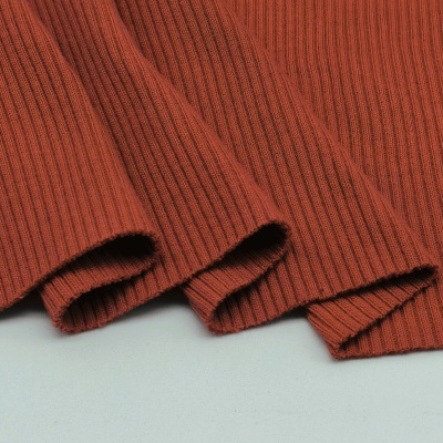 Malha canelada/rib RUST