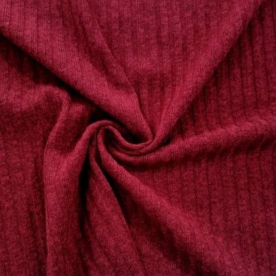 Malha Canelada / Rib DARK BORDEAUX