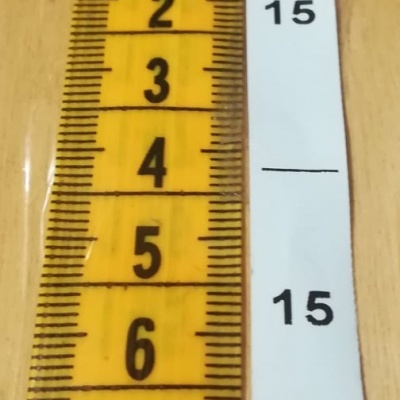 Etiqueta de Tamanhos "NÚMEROS CRIANÇA" BRANCO