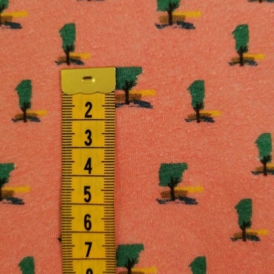 Malha Jersey Algodão/Linho TREES