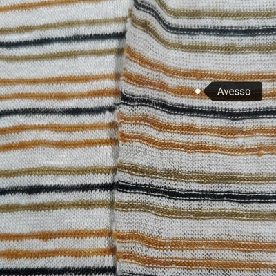 Malha 100% Linho RISCADO