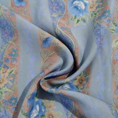 Tecido Viscose VINTAGE AZUL