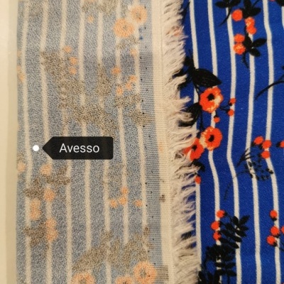 Tecido Crepe FLOR JAPONESA