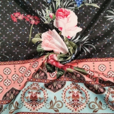 Malha Jersey Jacquard c/ Elastano ROSEBEL