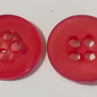 Botão CristalRed- 12 mm Pack 12