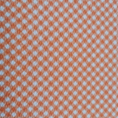 Malha Jacquard Xadrez LARANJA