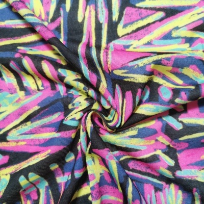 Malha Jersey Estampado COLOUR ZIGZAG