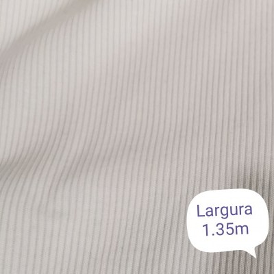 Malha Canelada / Rib BRANCO