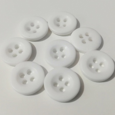 Botão Branco Mate -12 mm Pack 12