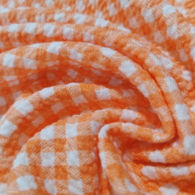 Malha Jacquard Xadrez LARANJA