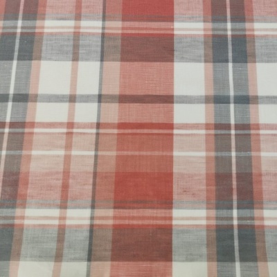 Tecido Linho AXADREZADO ROSA