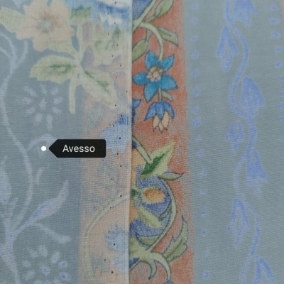 Tecido Viscose VINTAGE AZUL