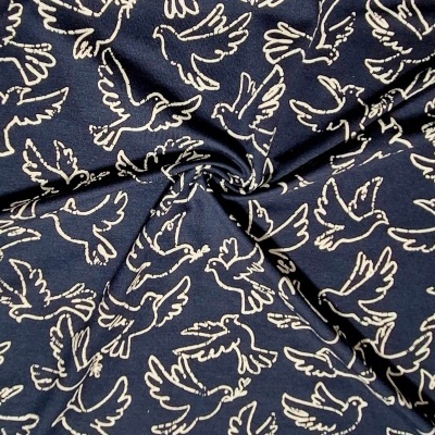 Malha Jersey Viscose c/ Elastano JUVIA NAVY