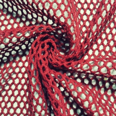 Malha Rede Algodão BORDEAUX