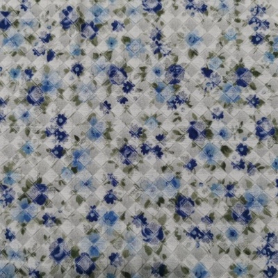 malha Jacquard Interlock BLUE AND GREY