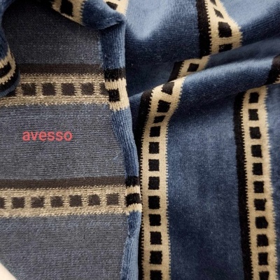 Malha Peluche Jaquard D.TEAL