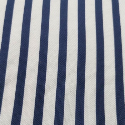 Malha Piquet Algodão STRIP BLUE