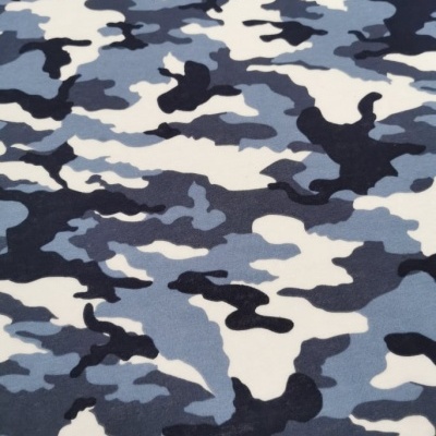 Malha Jersey Algodão AZUL TROPA