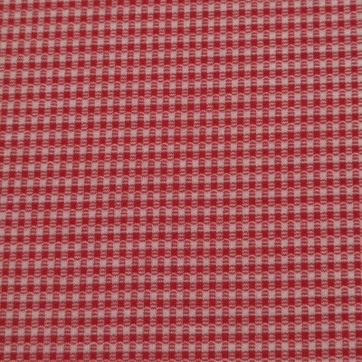 Malha jersey c/ Elastano AXADREZADA VERMELHO