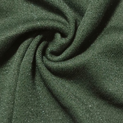 Malha Jersey Interlock c/ Lurex GREEN SHINE