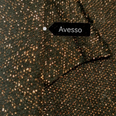 Malha Jersey Interlock c/ Lurex NOIR BRONZE