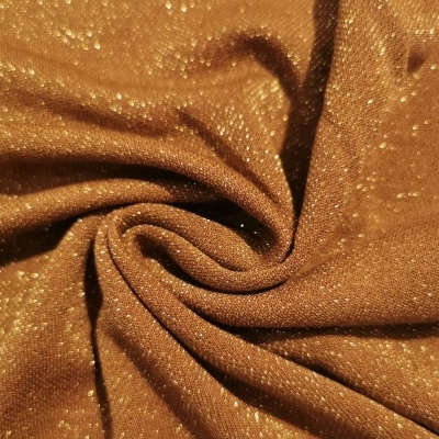 Malha Jersey Interlock c/ Lurex CAMEL