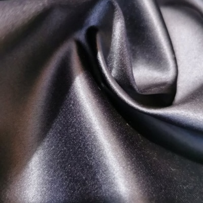 Tecido Cetim termoculado / Elastano BLACK