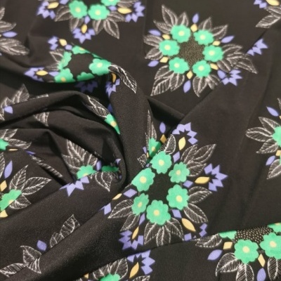 Malha Jersey Visc/Elastano FOND NOIR