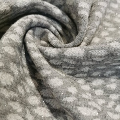 Malha Jacquard Interlock c/ Lurex GREY