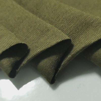 Malha Jersey algodão/Elastano AZEITONA