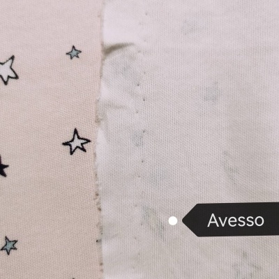 Malha Jersey Interlock algodão LITTLE STARS