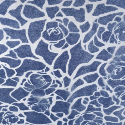 Tecido tule BLUE ROSE