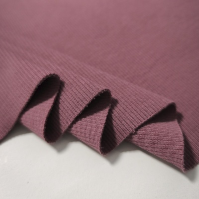 Malha Canelada/rib WINE RED