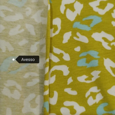 Malha Jersey Algodão / Elastano LEOPARD