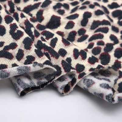 Malha Linho/elastano LEOPARDO