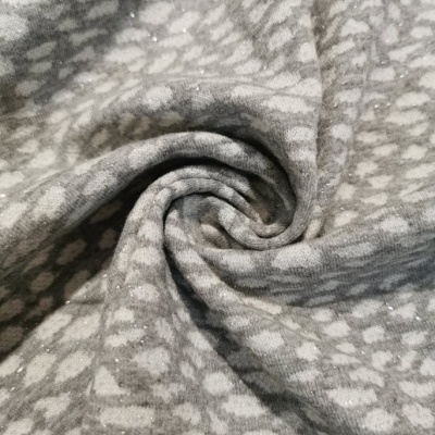 Malha Jacquard Interlock c/ Lurex GREY