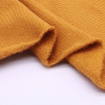 Felpa Italiana c/carda e elastano AMARELO OCREE