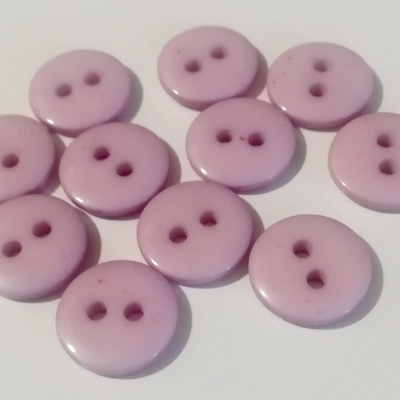 Botão Plástico Rosa -12 mm Pack 12