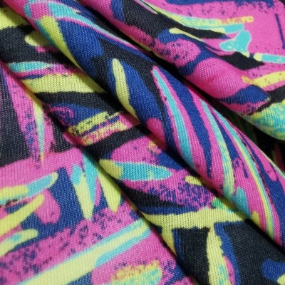 Malha Jersey Estampado COLOUR ZIGZAG