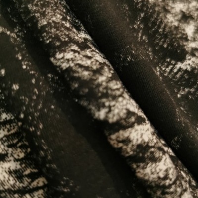 Malha Jersey c/ Elastano BLACK WHITE SNAKE