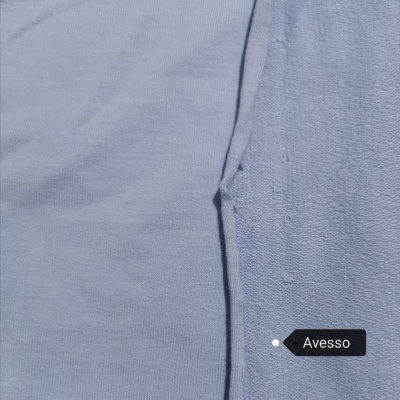 Felpa Italiana c/ Elastano AZUL BÉBÉ