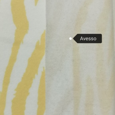 Malha Italiana c/ Carda ZEBRA AMARELA