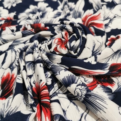 Malha Jersey Poliamida c/ Elastano MARINHO FLORAL