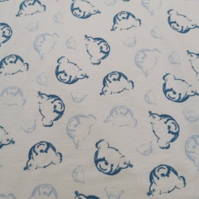 Felpa Italiana algodão URSINHOS AZUIS