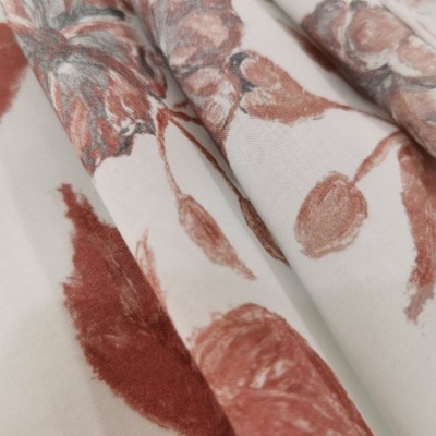 Tecido Voile BROWN FLOWER