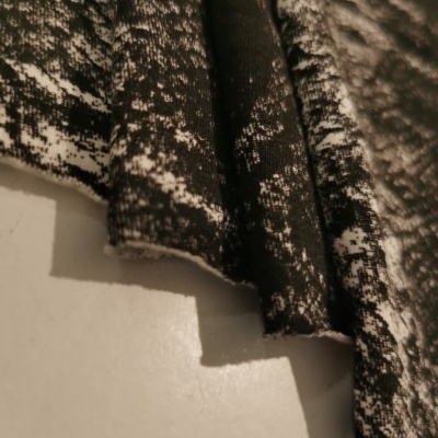 Malha Jersey c/ Elastano BLACK WHITE SNAKE