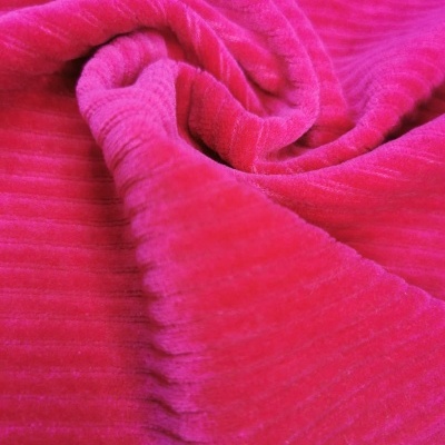 Malha Peluche (tipo veludo) Cancelado c/ Elastano DEEP FUSCIA