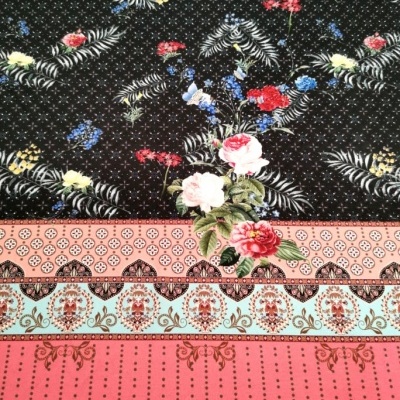 Malha Jersey Jacquard c/ Elastano ROSEBEL